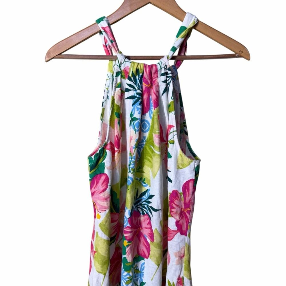 Tommy Bahama Lava Actually Linen-Blend Halter Dress Size Small - Picture 5 of 12